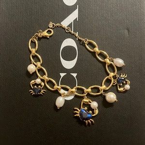 Kate spade blue crab bracelet
